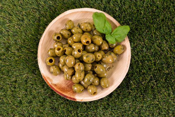 Oliven grün ohne Kern