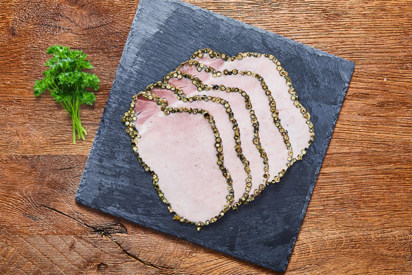 Braten vom Bentheimer Schwein mit Pfefferkruste