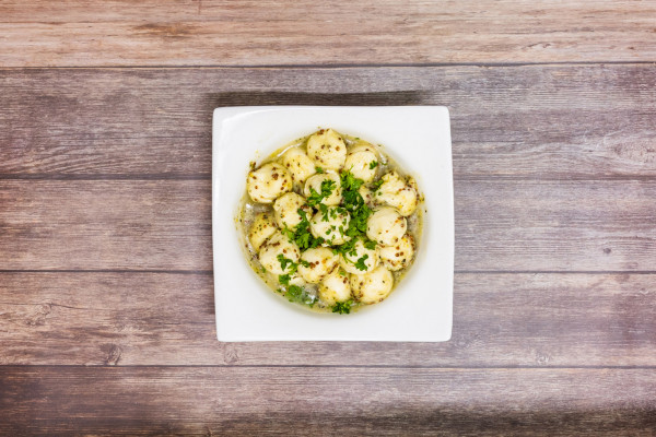 Mozzarellina in Senf & Pesto