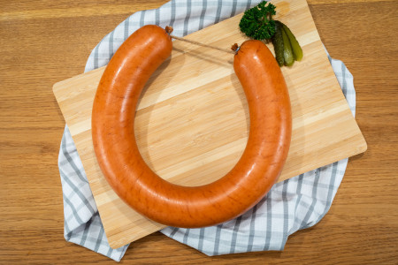 Fleischwurst im Ring ohne Knoblauch
