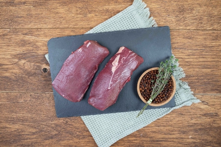 Kalbs Rücken vom Damhirsch